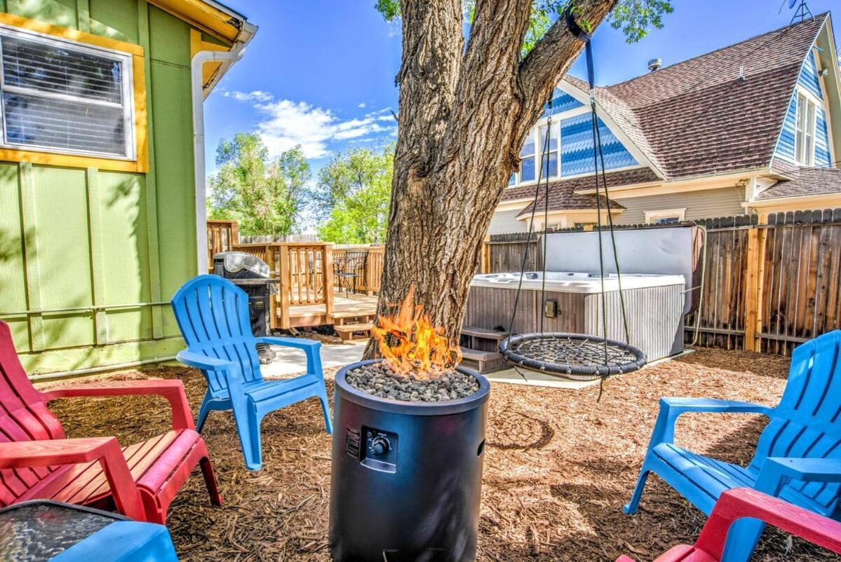 The Vibrant Victorian Hot Tub & Fire Pit In Occ Villa Colorado Springs Eksteriør billede